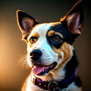 Cute Chihuahua Puppy in Studio Portrait