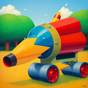 Colorful Toy Concrete Mixer Machine Fun