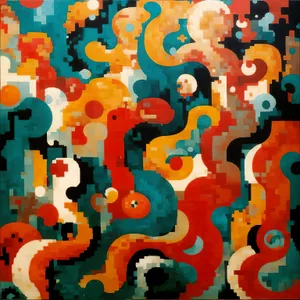 Colorful Puzzle Piece Art Shower Curtain