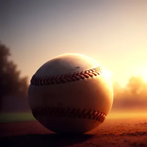 Baseball Game Equipment on Grass Field