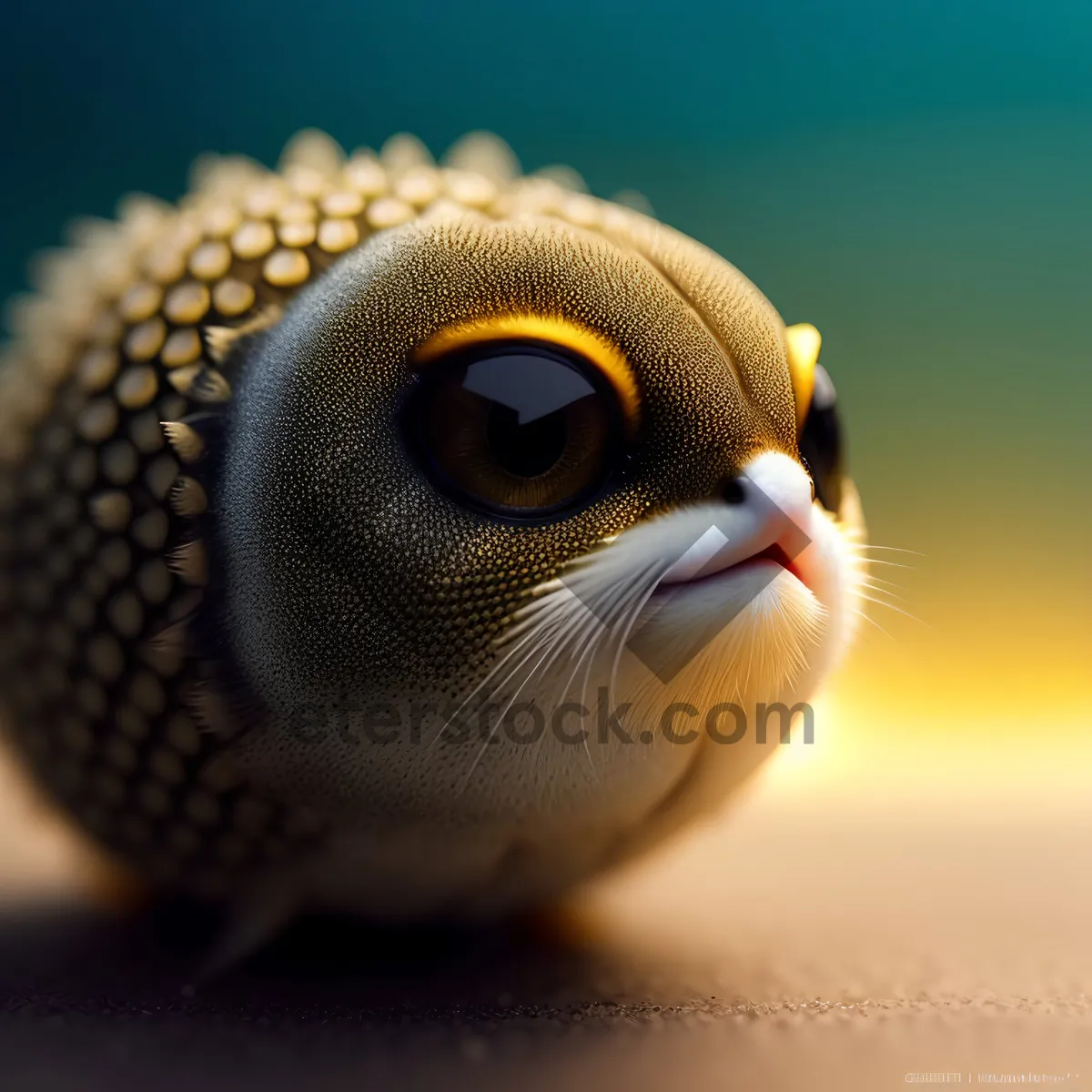 Picture of Puffer Bird's Close-Up Eye