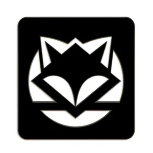 Shiny Black Heraldry Button Set