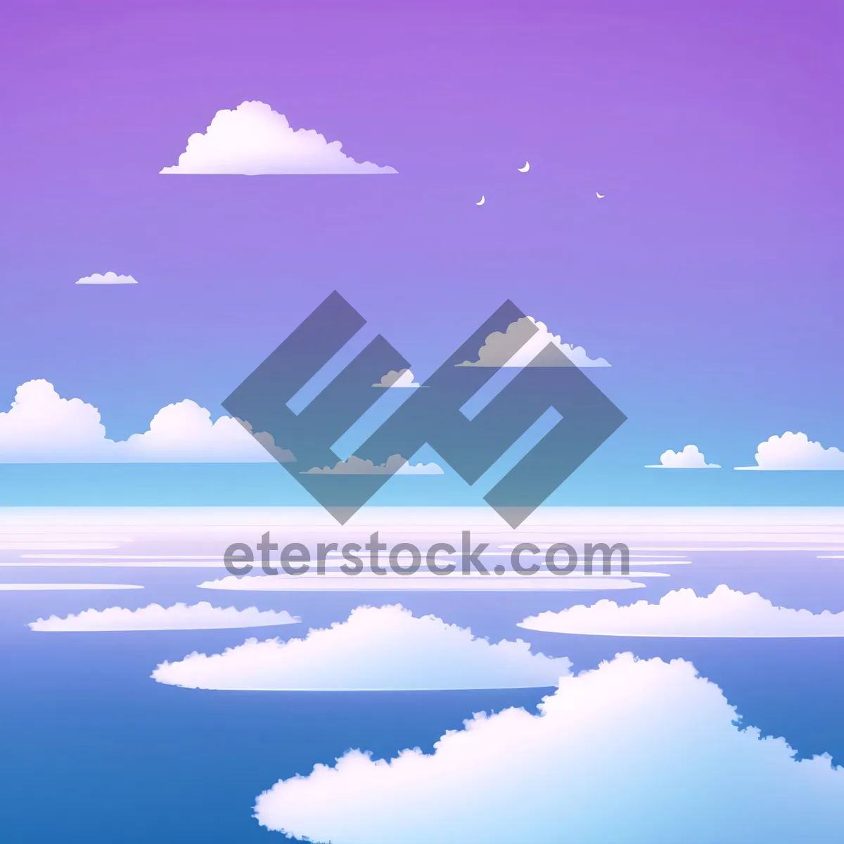 Picture of Vibrant Cloudscape with Sunlight Piercing Through