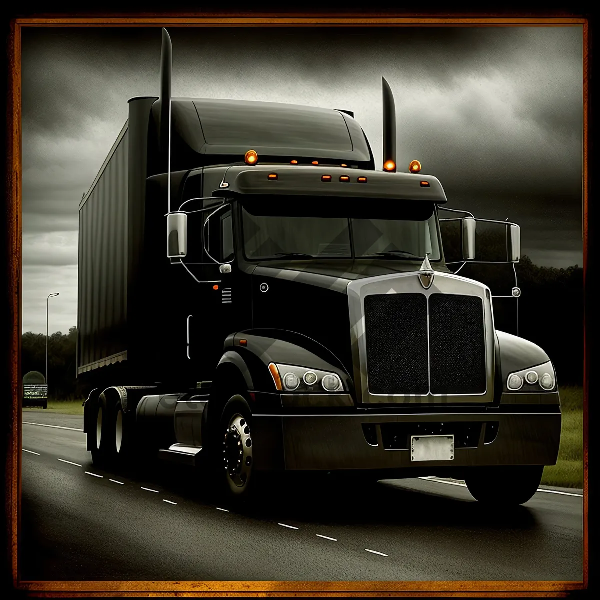 Picture of Highway Hauler: Fast and Reliable Trailer Truck Transportation