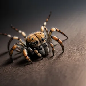 Creepy Garden Spider - Close-up Wildlife Shot