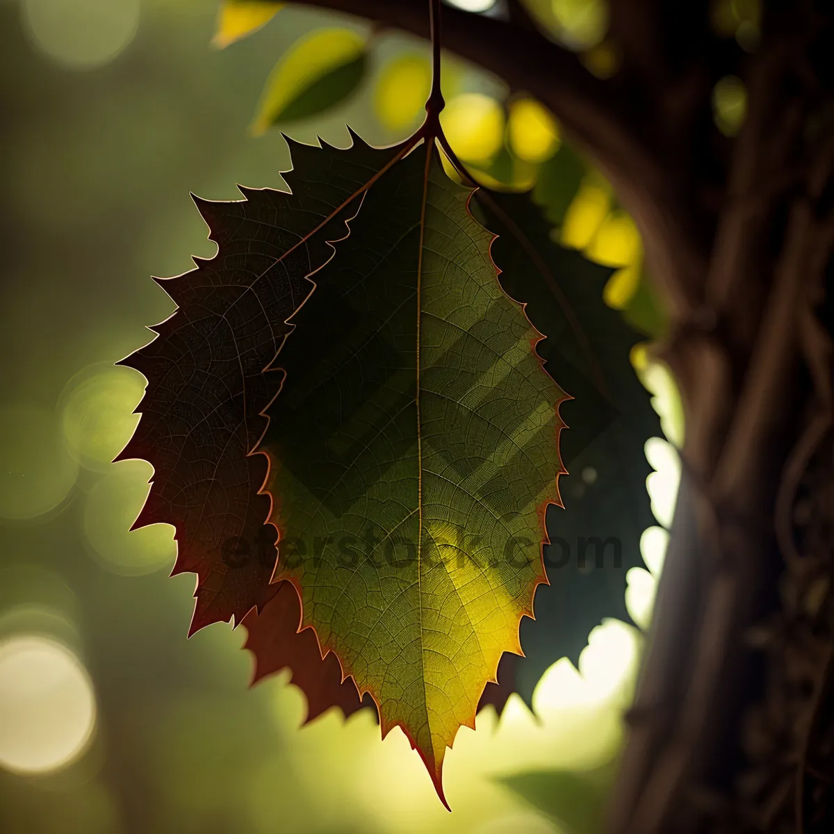 Picture of Autumn Sumac Leaves - Vibrant Fall Foliage and Fruits