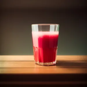 Frothy Vodka Cocktail in Glass Mug