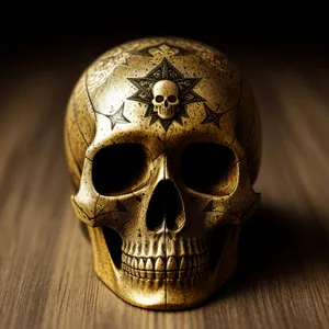 Mysterious Venetian Skull Mask - Carnival Attire