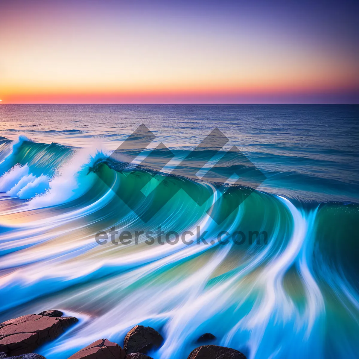 Picture of Tropical Paradise: Clear Skies and Vibrant Seascape