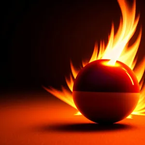Blazing Inferno: A Fiery Glow of Heat and Energy.