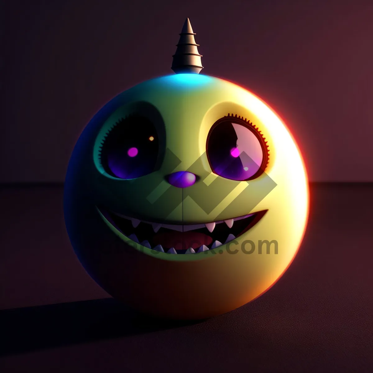 Picture of Festive Halloween Lantern Icon with Pumpkin Design