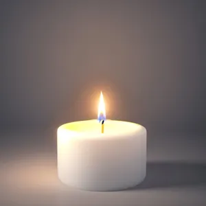 Burning Candle - Illuminating Flame for Decoration