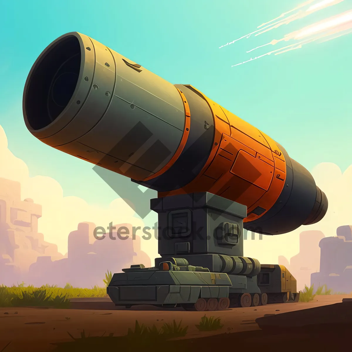 Picture of Industrial Power Rocket: Sky's Alarm and Foghorn