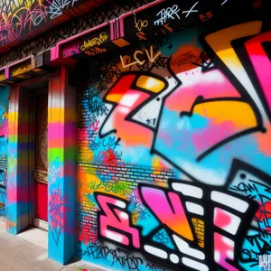 Immersive Pinball Experience: Captivating Street Art Alley Vibes