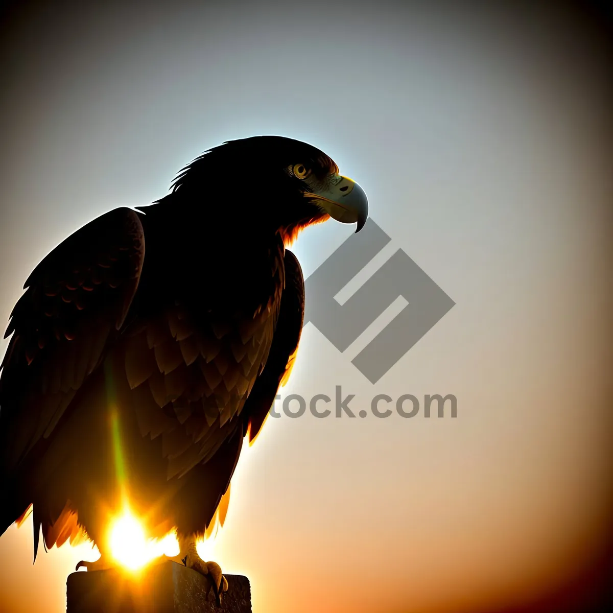 Picture of Black-winged Starling, Wild Bird with Beautiful Feathers