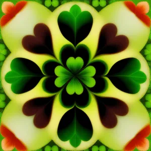 Colorful Floral Candy: Vibrant Patterned Flower Decoration