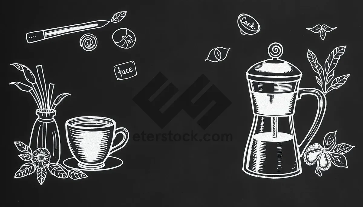 Picture of Black Espresso Coffee Maker Kitchenware