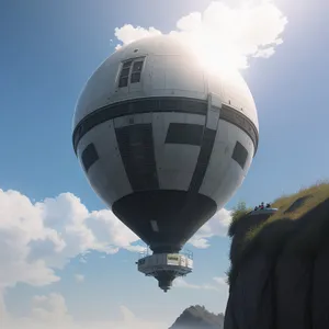 Sky High Adventure: Colorful Hot Air Balloon Fun