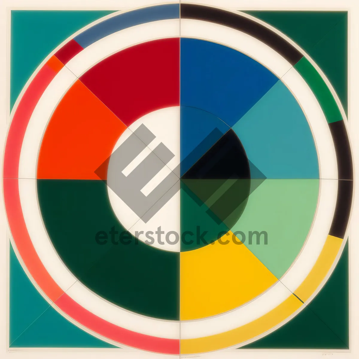 Picture of Circle Web Icon Button: Glossy Business Symbol