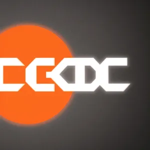 Vibrant Orange Button Set with Shiny Graphic Icons