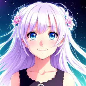 Cartoon Amulet: Cute Fashion Model for Fun Child Art