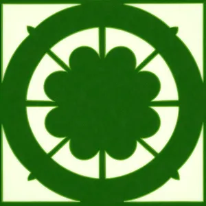 Green Clover Recycling Symbol