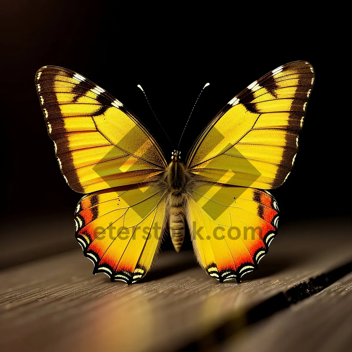 Picture of Vibrant Monarch Butterfly with Colorful Wings