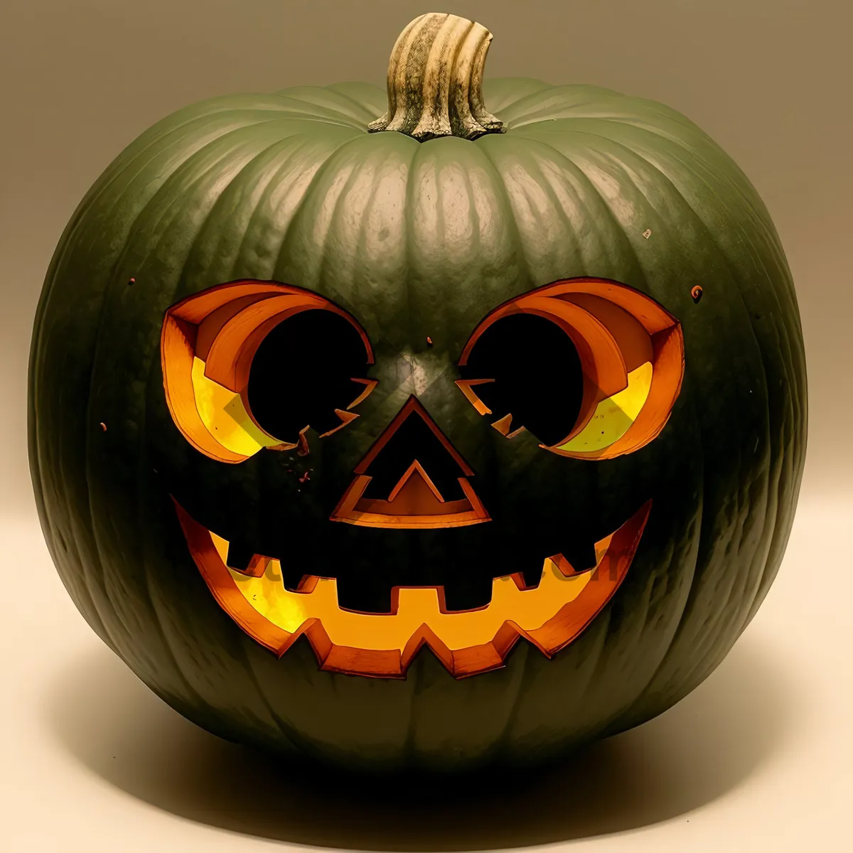 Picture of Spooky Smiling Pumpkin Lantern