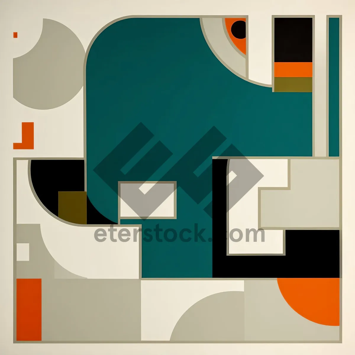 Picture of Modern Symbol Icon Button Set on Stationery Map