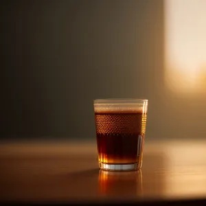 Frothy Lager Glass - Cool Refreshment at the Bar