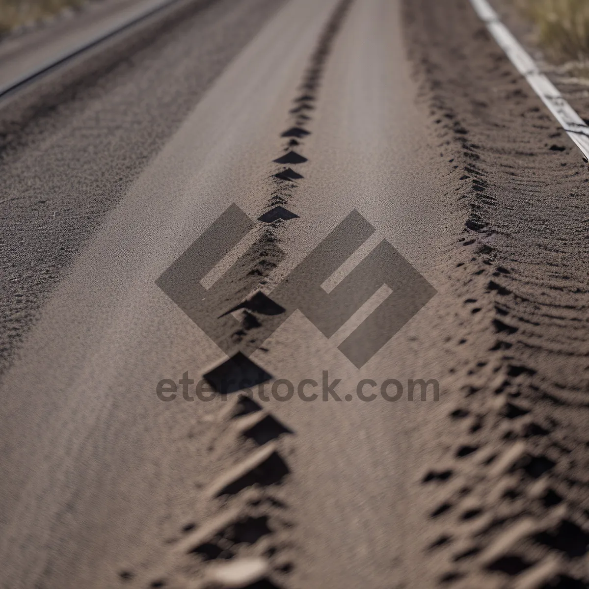 Picture of Textured Barrier: Sand Pattern Obstruction on Fence