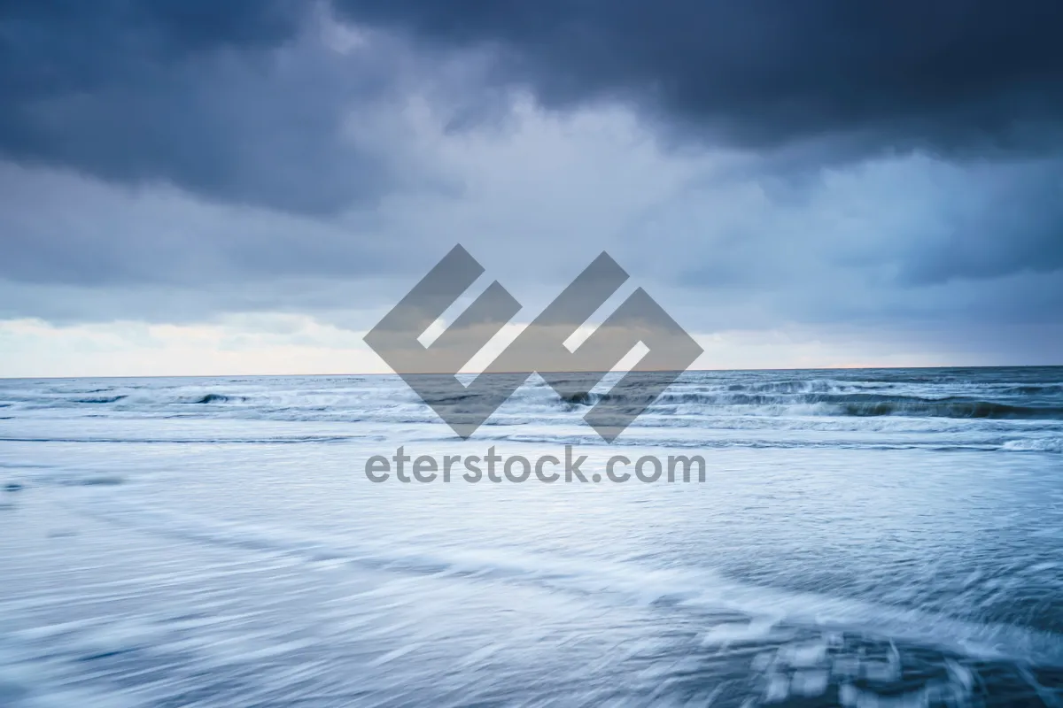 Picture of Tropical Sunset Reflection on Water Beach Paradise Scene