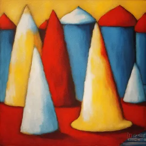 Brightly colored group of art pencils