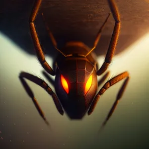 Wire-bound Black Widow Arachnid Image
