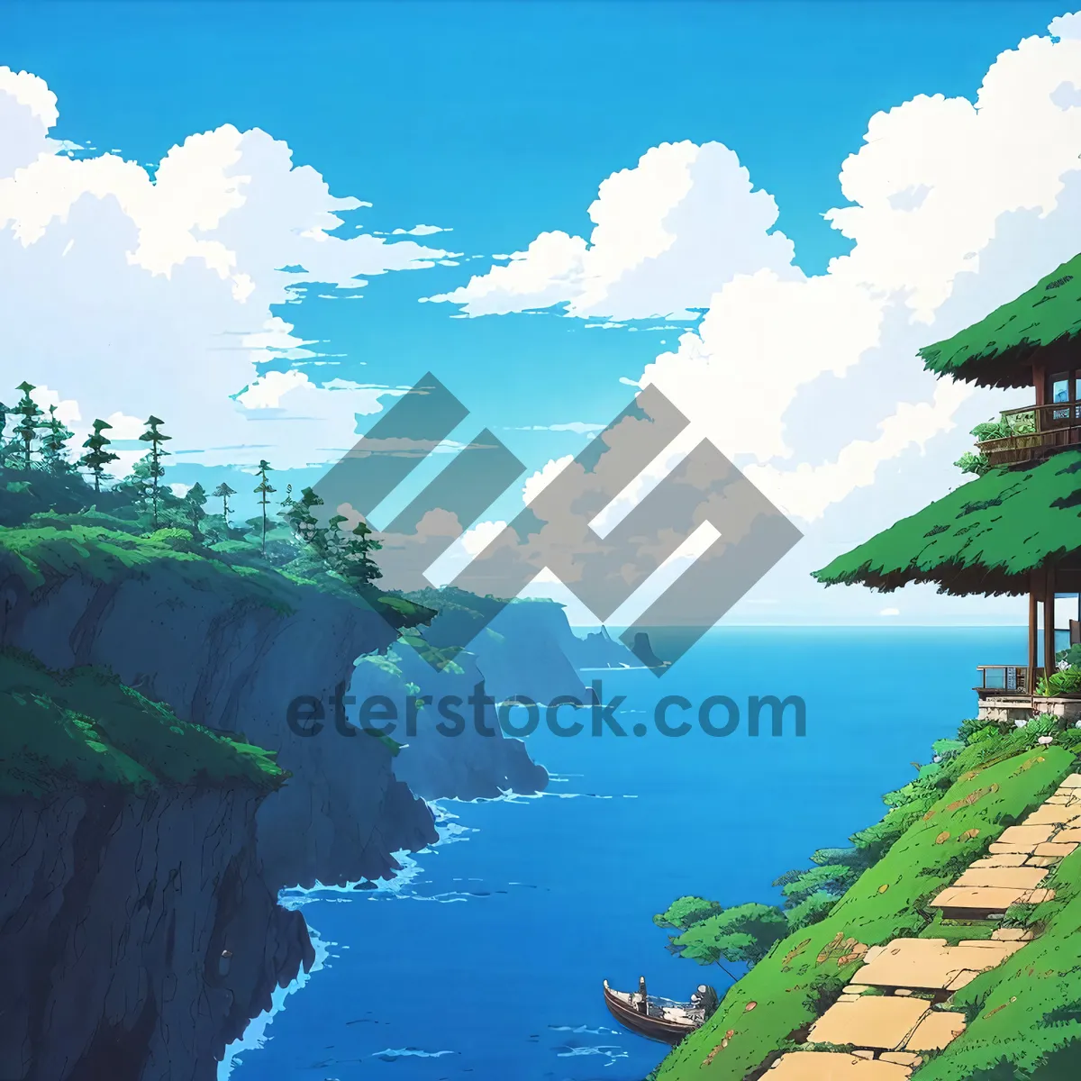Picture of Sun-kissed Tropical Holiday by the Beach