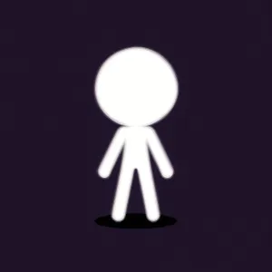 3D business man icon - graphic symbol