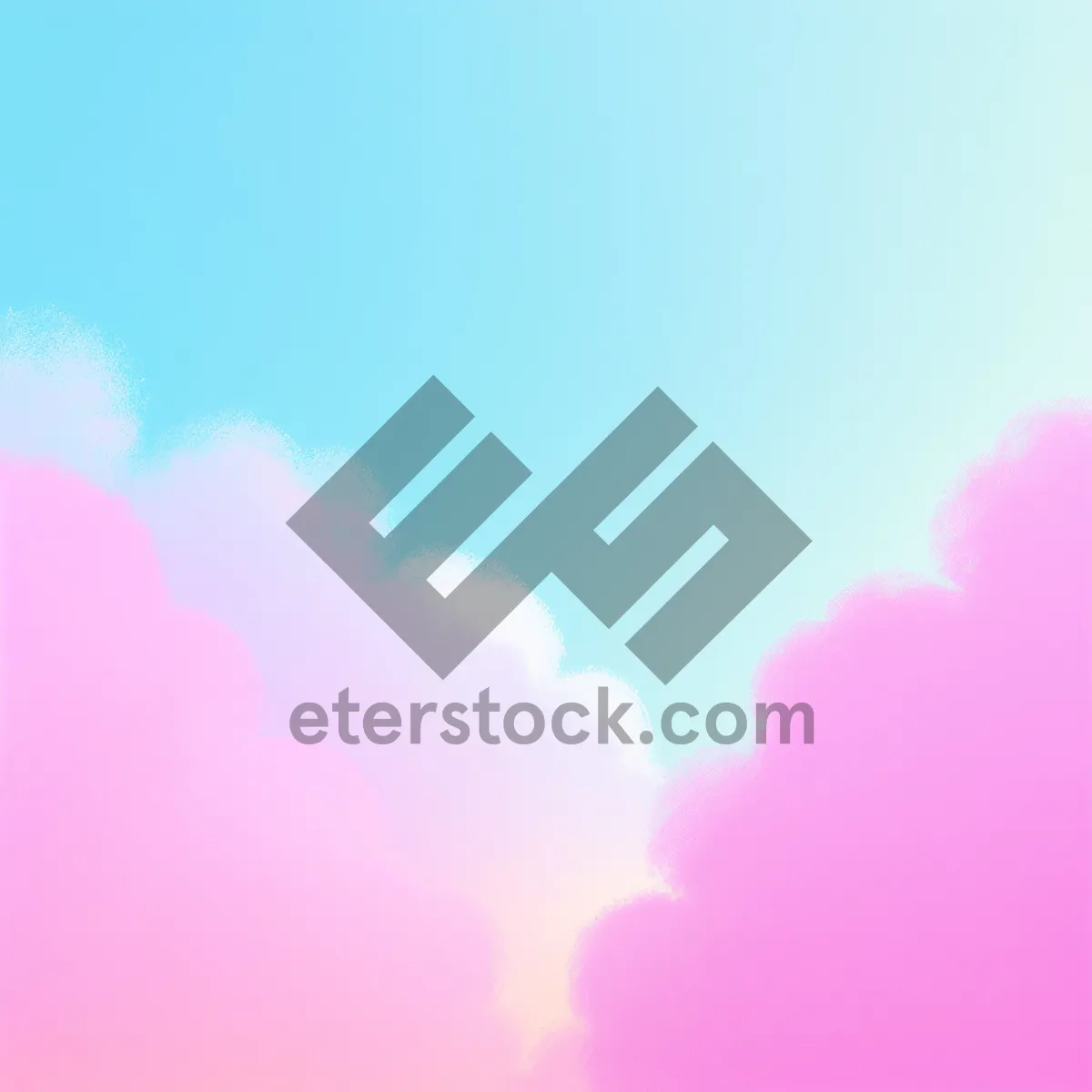Picture of Vibrant and Colorful Cloudy Art Design