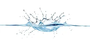 Clean Water Splash Design Graphic Wallpaper