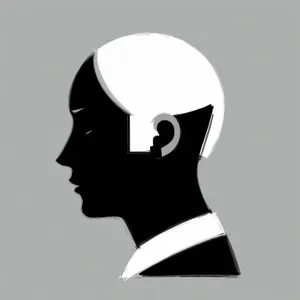 Black Human Silhouette Art - People Person