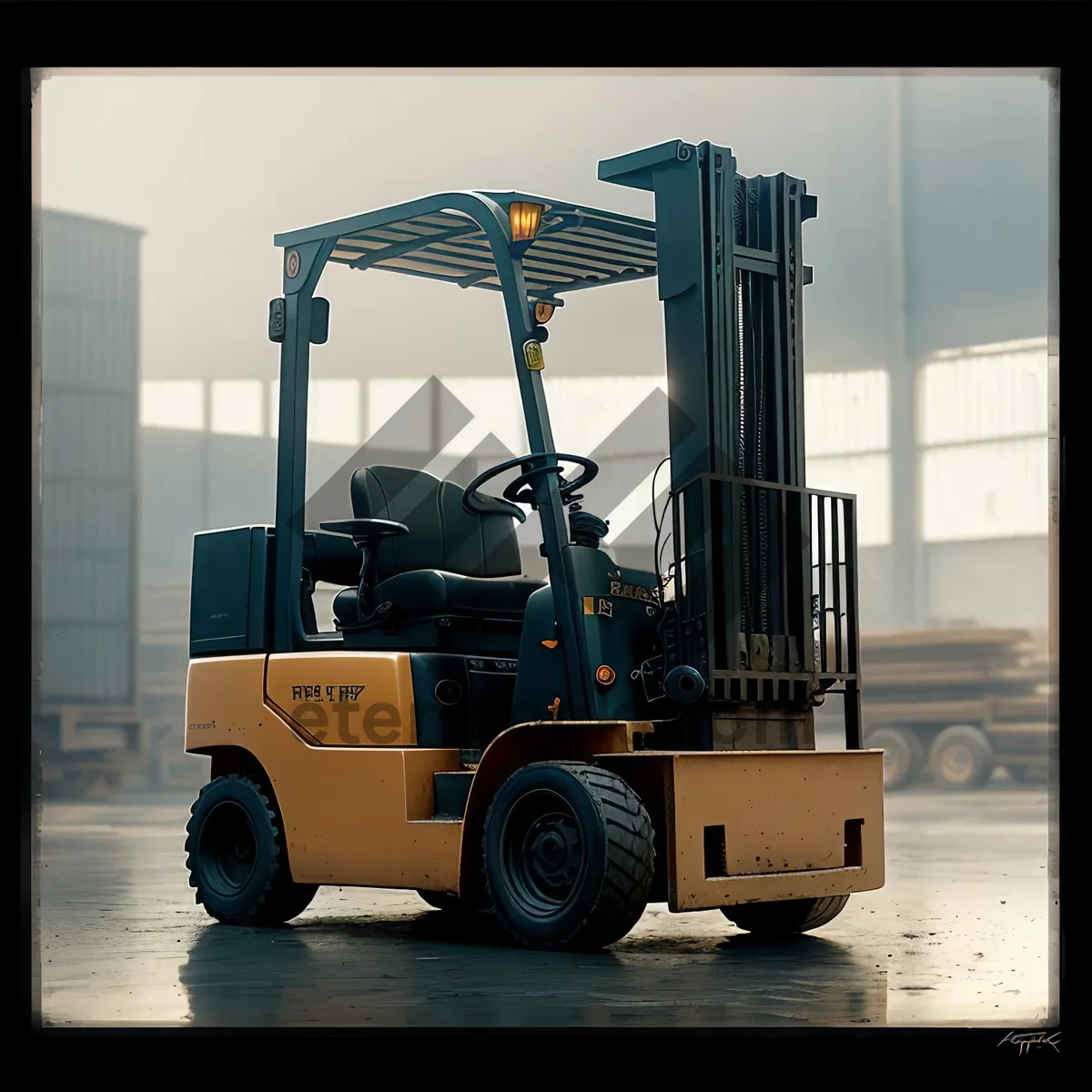 Picture of Heavy-duty Forklift: Efficient Industrial Warehouse Transport