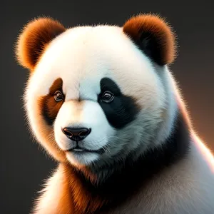 Adorable Giant Panda: Majestic Wildlife Bear with Cute Feline Features