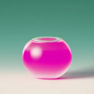Vibrant Orange Glass Sphere Icon