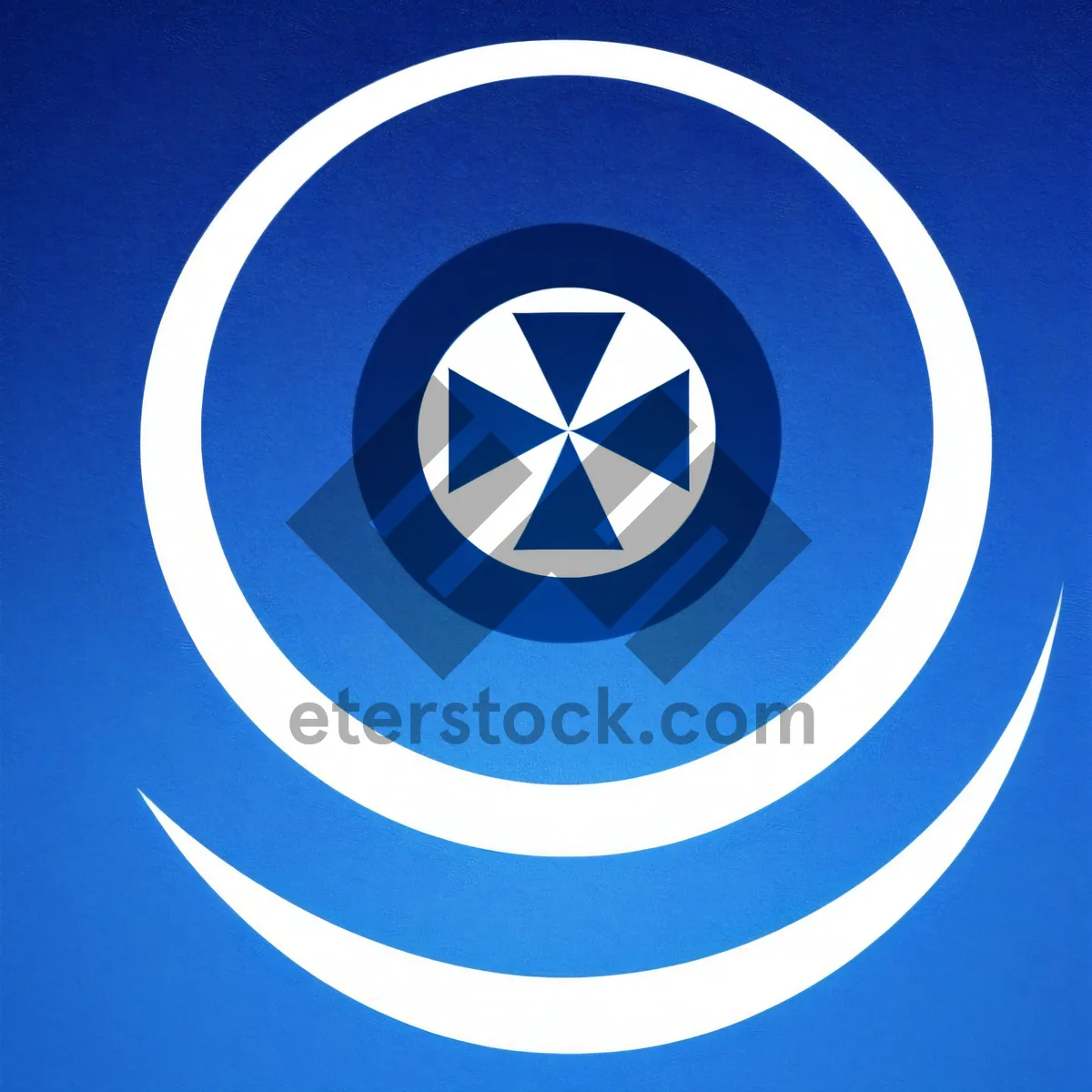 Picture of Round Design Icon Button: Graphic Symbol Sign