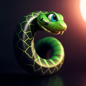 Nighttime Serpent's Poisonous Gaze – Green Mamba