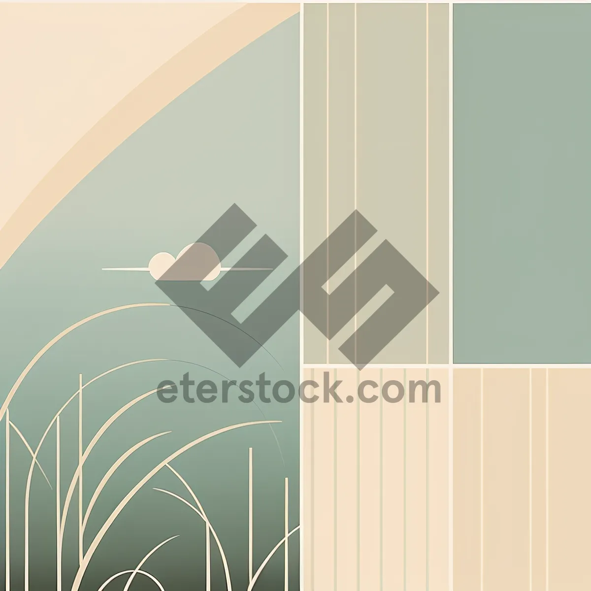 Picture of Modern Abstract Graphic Design Wallpaper with Creative Digital Lines