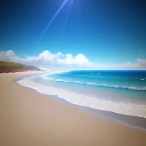Sunset Serenity: Tropical Beach Bliss