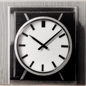 Analog Wall Clock with Classic Time Display
