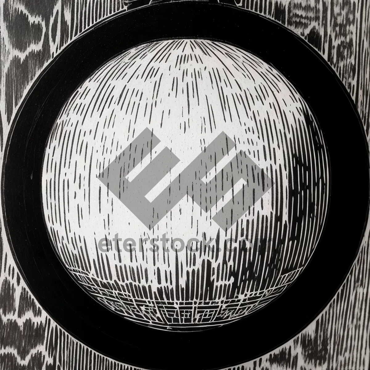 Futuristic Vinyl Groove: Digital Light Space Graphic Design