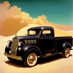 Classic Retro Pickup Truck - Fast & Stylish