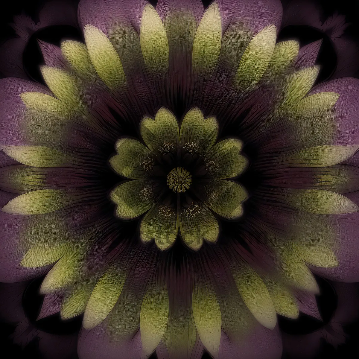 Picture of Colorful Floral Bloom: A Close-Up of a Pink Daisy